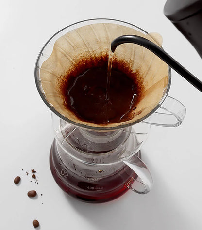 V60 Dripper Kaffeemaschine aus transparentem Kunststoff